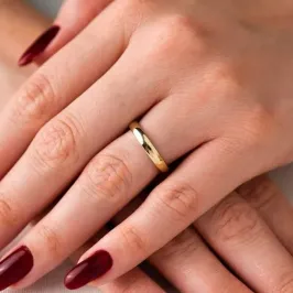 ALIANCA AÇO RED INOX DOURADA