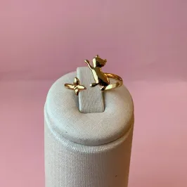 ANEL REG GATO + BORBOLETAS