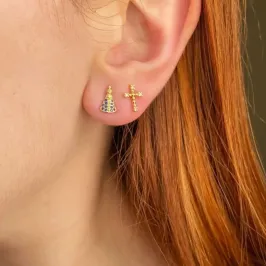 BR CRAV NOSSA SRA AZUL 18K