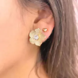 BRINCO G FLOR + ZIRC 18K