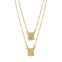 ESC NOSSA SENHORA + JESUS 18K