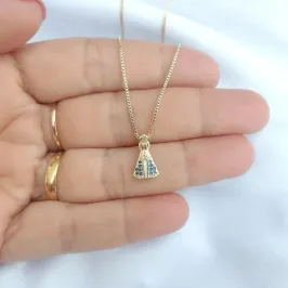 GARG NOSSA SRA CRAV AZUL 18K