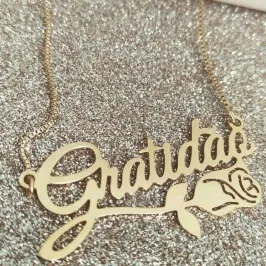 GR GRATIDÃO + ROSA 18K