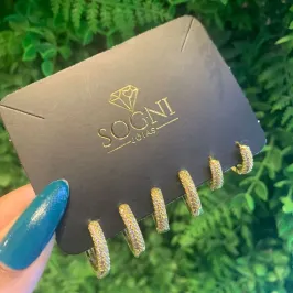 TRIO CIRCULO CRAV DUPLO18K