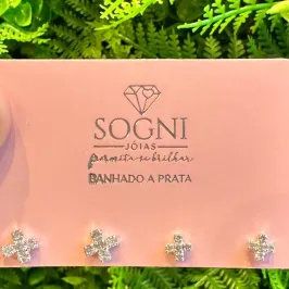 DUO XUXA BANHADO A PRATA