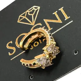 PIERCING FAKE CRAV 4 TRIANGULOS COLOR