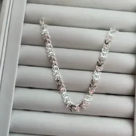 PULSEIRA ESCAMA - BANHADO A PRATA