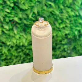 ANEL SOLICITARIO CRAVEJADO