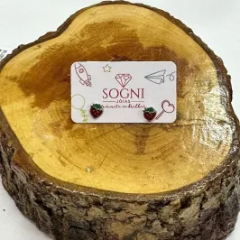 BRINCO MORANGO RESINADO - AÇO INOX