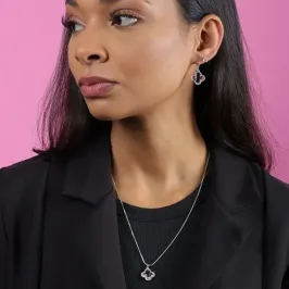 BRINCO VIRGINIA ROSE - BANHADO A PRATA