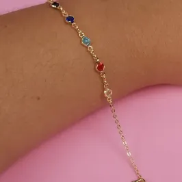 PULSEIRA ZIRCONIAS COLORIDAS