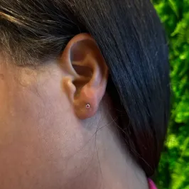 BRINCO LUZ ROSA - AÇO INOX