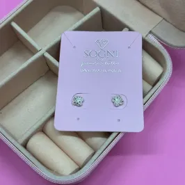 BRINCO P CRAVEJADO VIRGINIA 2 - BANHADO A PRATA