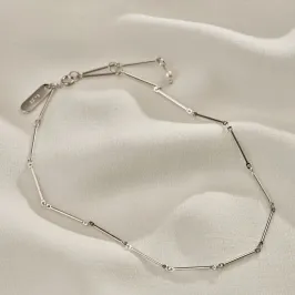 CHOKER LIZ - BANHADO A PRATA