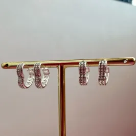 DUO CORACAO CRAV - BANHADO A PRATA