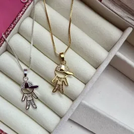 GARGANTILHA MEU MENINO - 18K