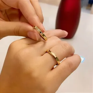 ALIANCA AÇO QUAD INOX DOURADA