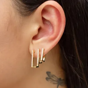 ARG TRIO QUADRADO CRAV II 18K