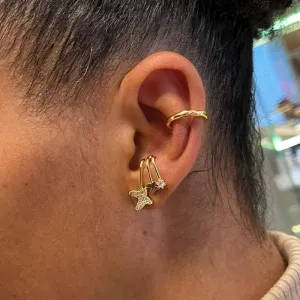 EAR JACKET BORBOLETA