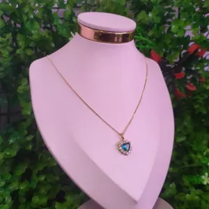 GARG CORACAO CRA VERDE 18K