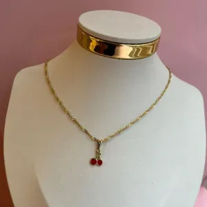 GARGANTILHA INF CEREJA 18K