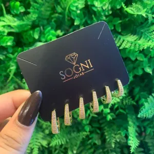 TRIO CIRCULO CRAV CARLA18K