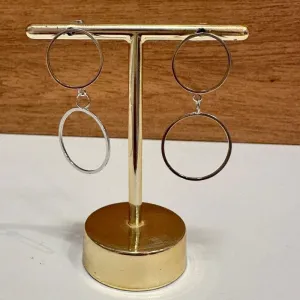 ARGOLA 2 CIRCULOS - AÇO INOX