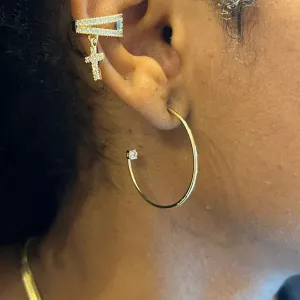 ARGOLA CIRCULO + ZIRCONIA