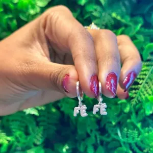 ARGOLA FE - BANHADO A PRATA