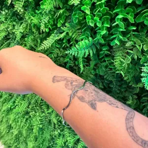 BRACELETE ZIG ZAG - AÇO INOX