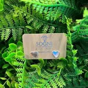 BRINCO CORAÇÃO LINDA - BANHADO A PRATA