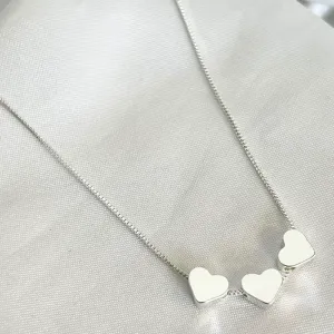 GARGANTILHA 1 LOVE - BANHADO A PRATA