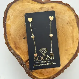 ARGOLA FIO 3 CORACOES