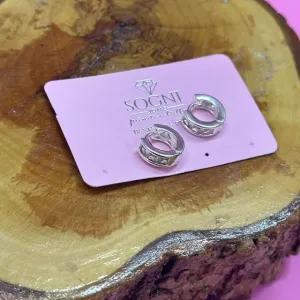 ARGOLA P KARINE - BANHADO A PRATA