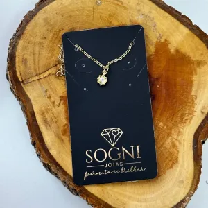 TORNOZELEIRA FLOR + ZIRCONIA