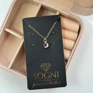 TORNOZELEIRA LUZ LILAS