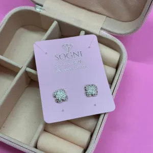 BRINCO G CRAVEJADO VIRGINIA 2 - BANHADO A PRATA