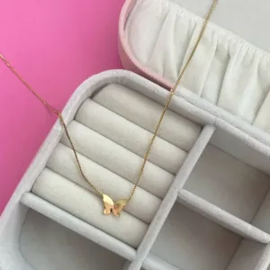 CHOKER BORBOLETA - 18K