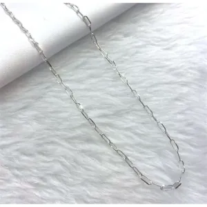 GARGANTILHA CARTIER 60CM - BANHADO A PRATA