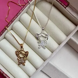 GARGANTILHA GIRL VAZADO - 18K