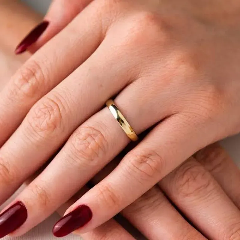 ALIANCA AÇO RED INOX DOURADA