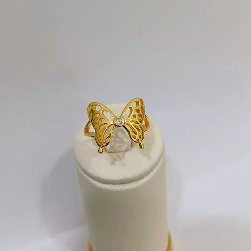 ANEL MAX BORBOLETA 18K