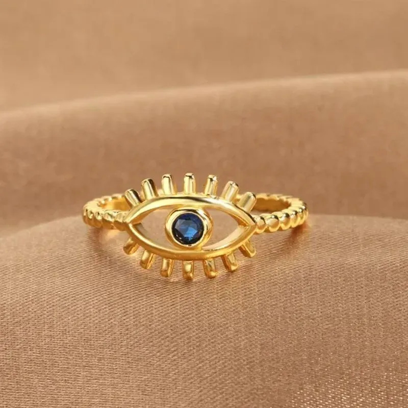 ANEL OLHO GREGO AZUL