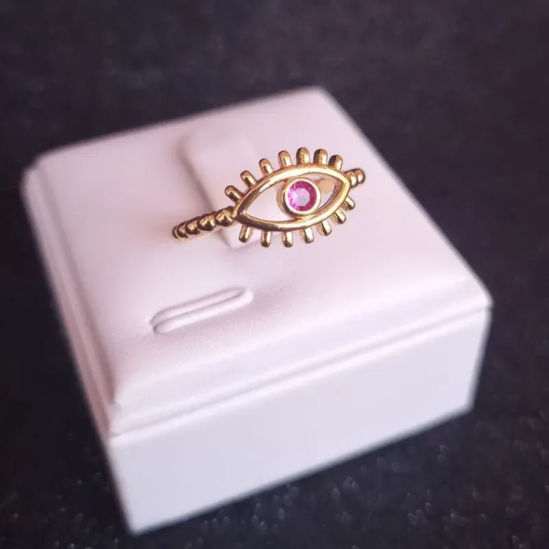 ANEL OLHO GREGO FÚCSIA