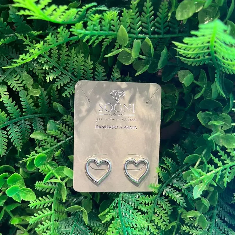 BR AMORE BANHADO A PRATA 18K