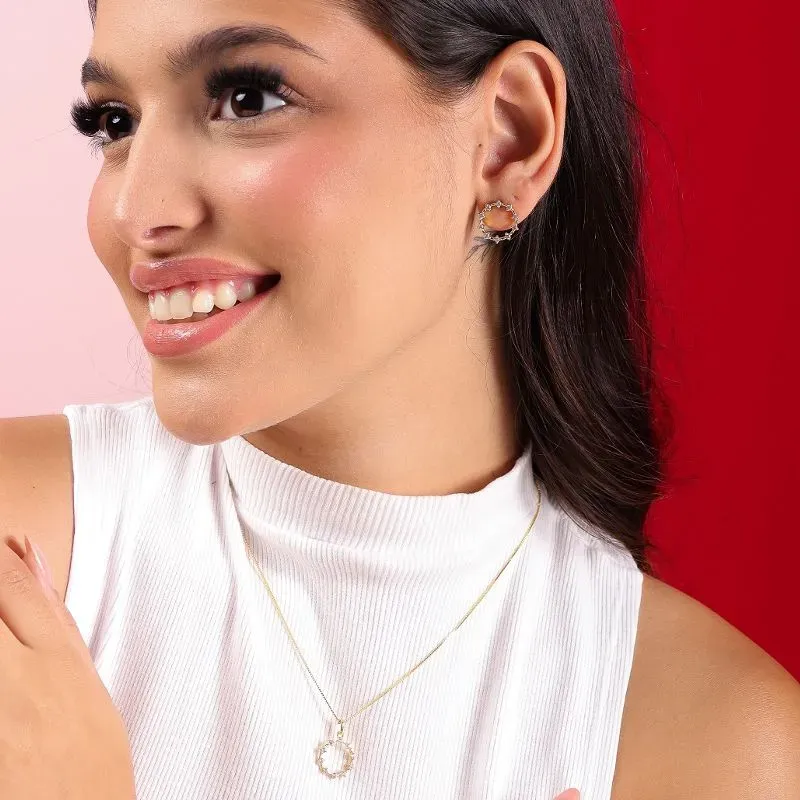 BR CIRCULO CRAV VAZADO 18K