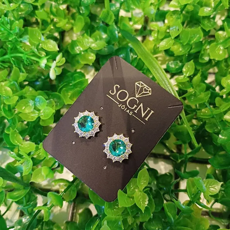 BR CIRCULO VERDE MAR CRAV 18K