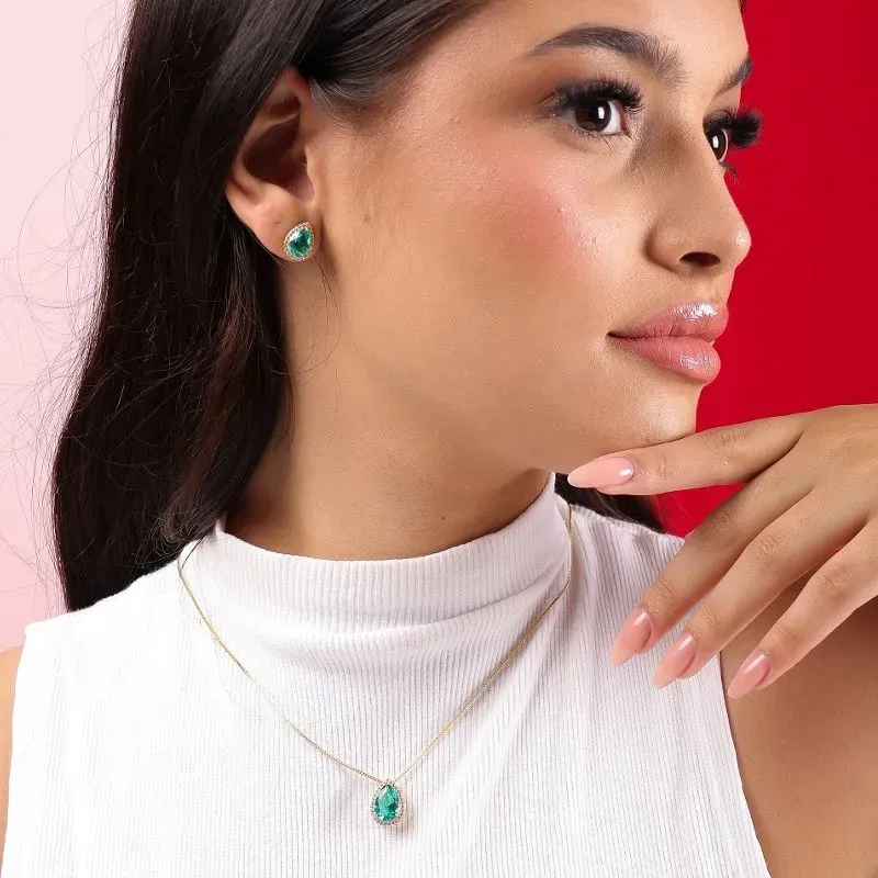 BRINCO GOTA CRAV  VERDE AGUA