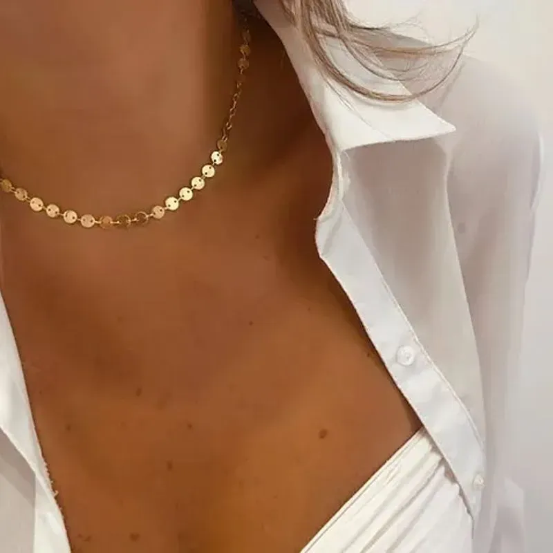 CHOCKER BOLINHAS PLACA