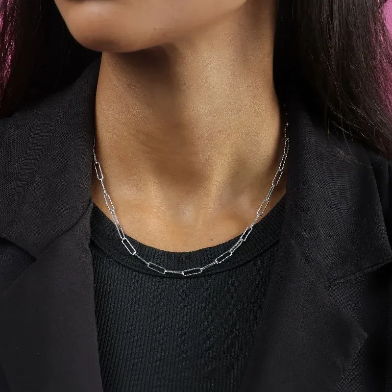 CHOKER ELOS BANHADO A PRATA